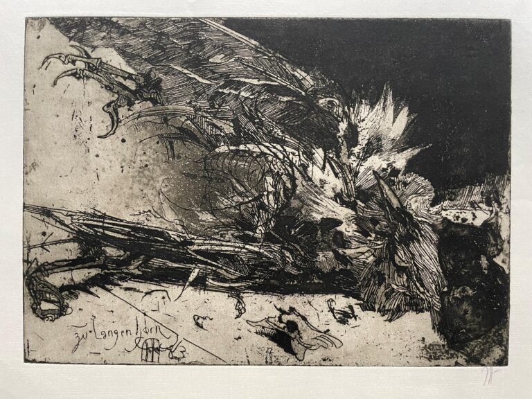 Krähe - Horst Janssen 