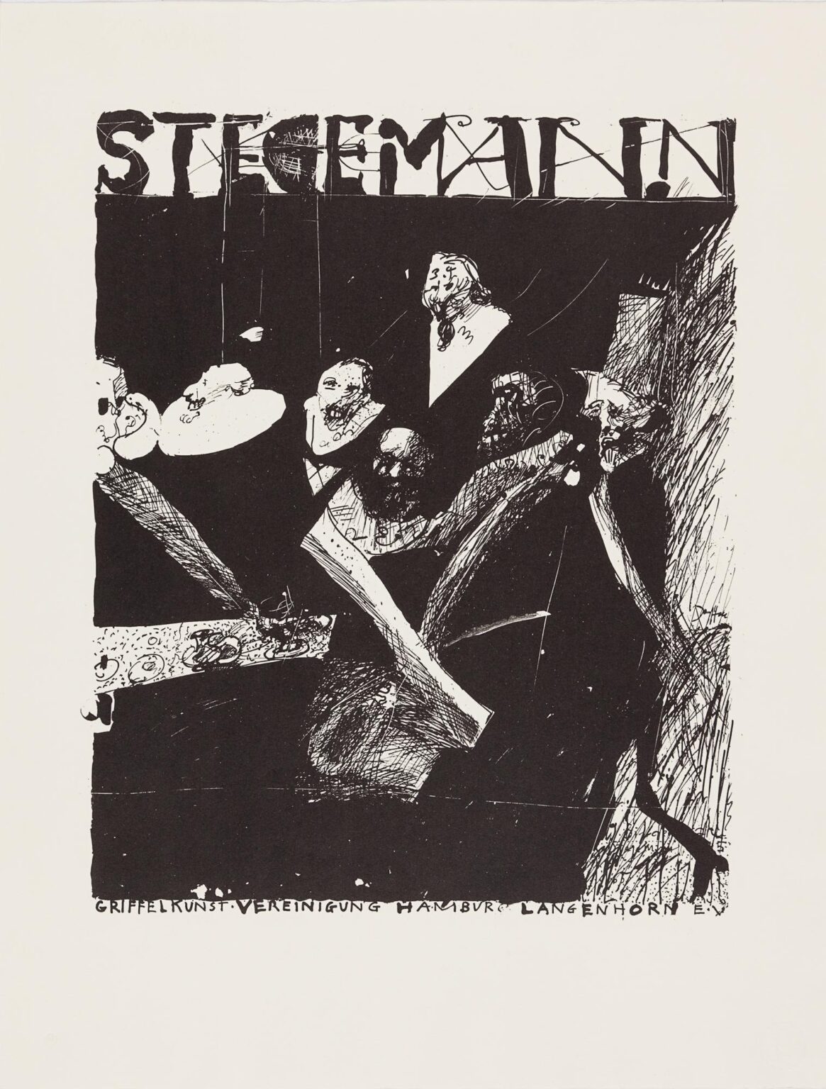 Ohne Titel (Stegemann) - Horst Janssen 