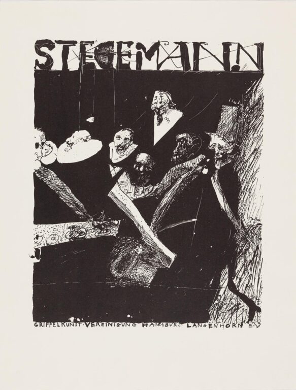 Ohne Titel (Stegemann) - Horst Janssen 