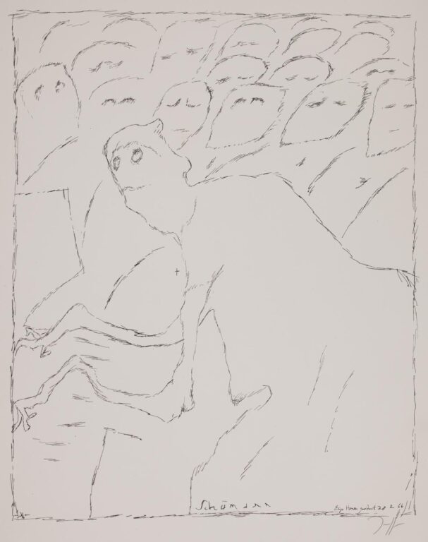 Schumann, Eliza Hansen gewidmet / 28.2.66 - Horst Janssen 