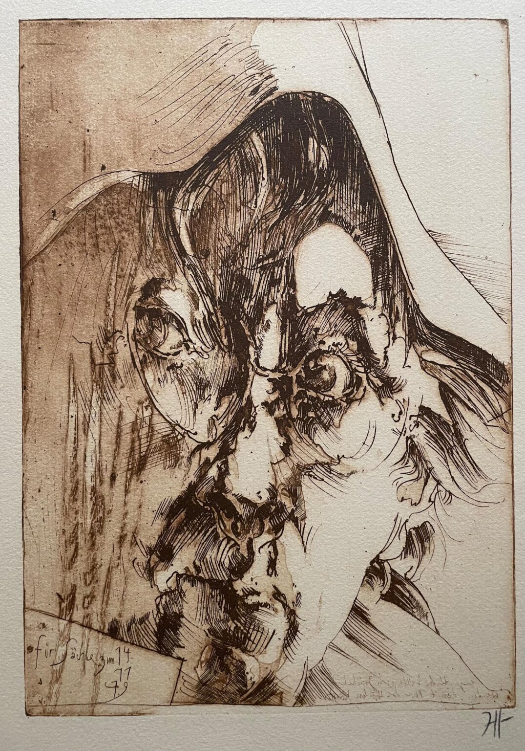 für Sächle zum 14.11.79 - Horst Janssen 