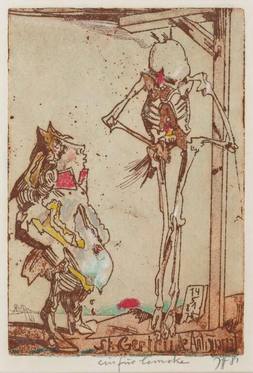 St. Gertrude Antiquariat / 14.5.81 - Horst Janssen 