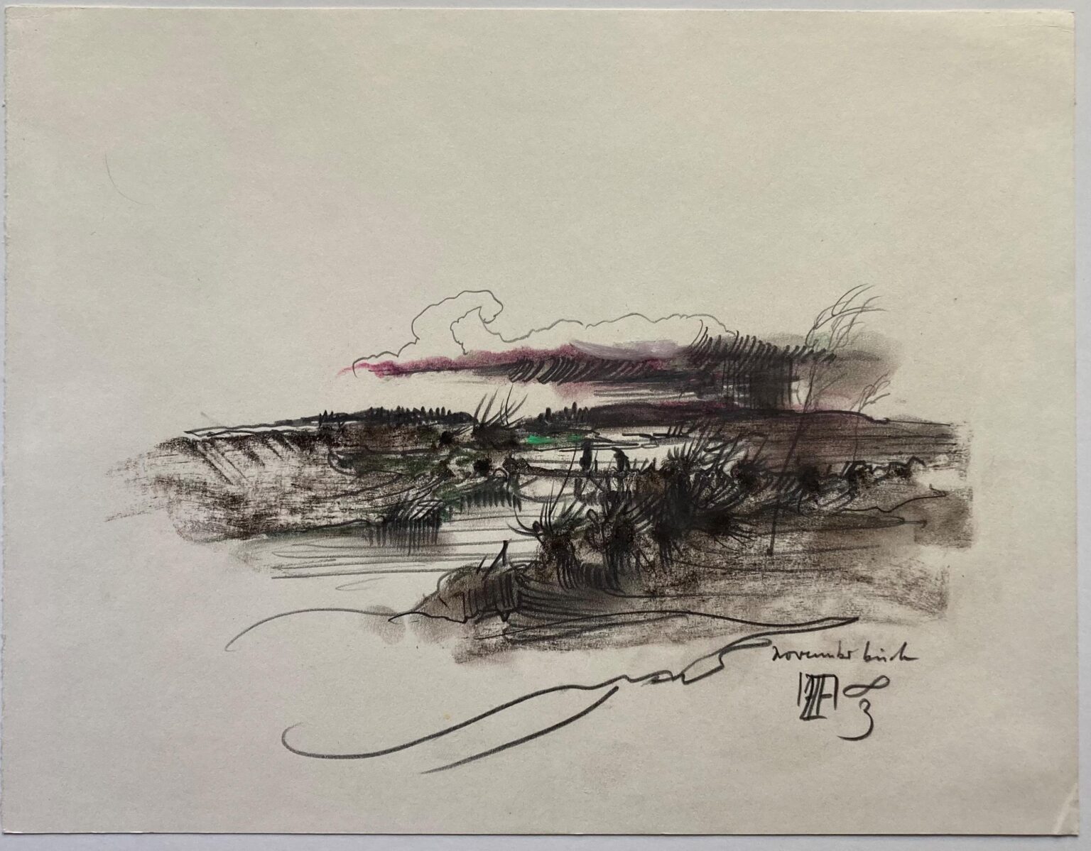 Novemberbuch - Horst Janssen 