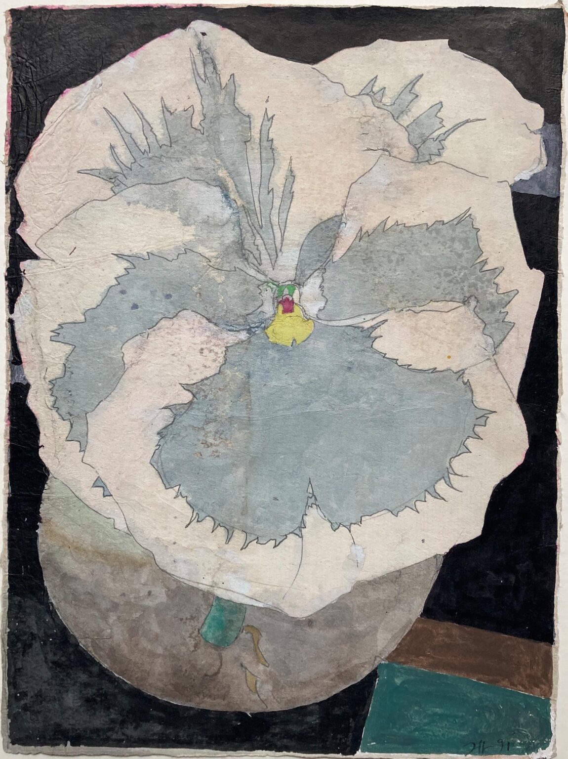 Stiefm&uuml;tterchen - Horst Janssen 