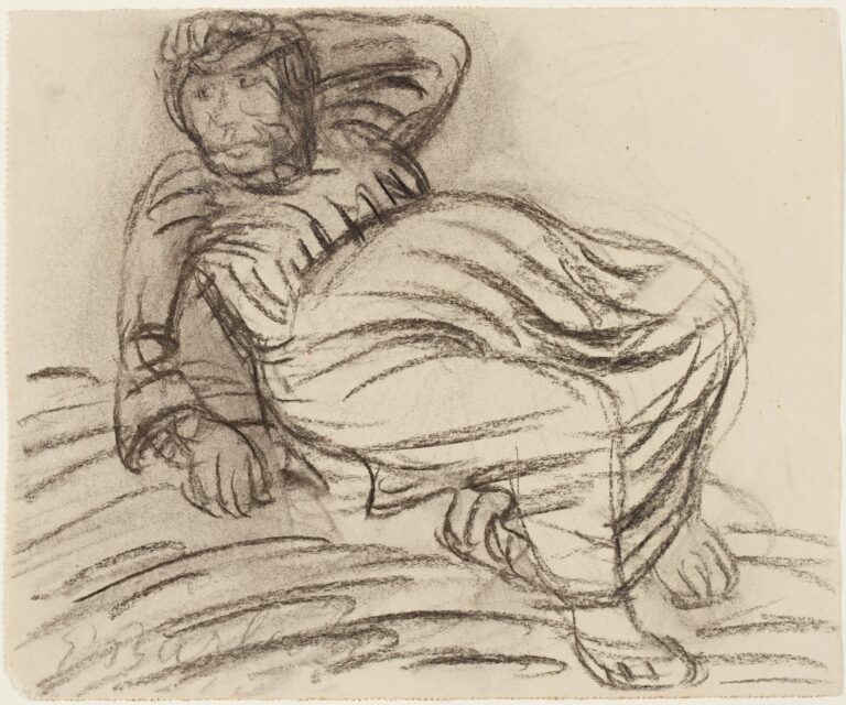 Liegendes Weib - Ernst Barlach 