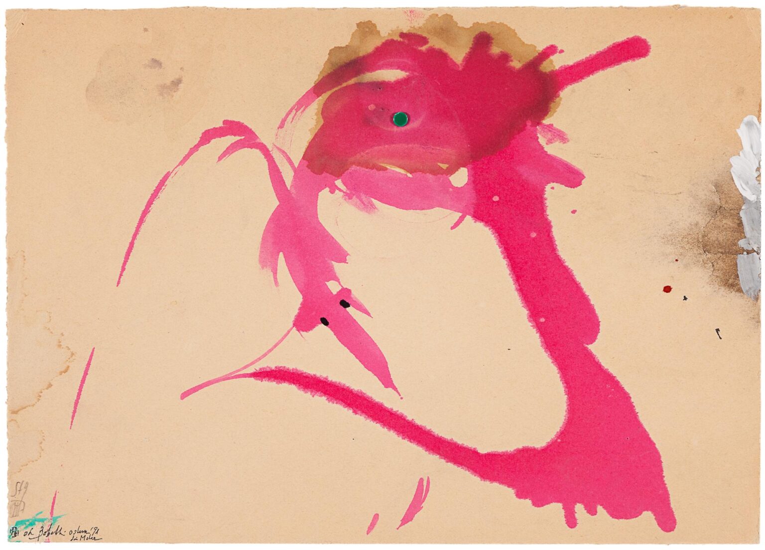 Fr&uuml;hst&uuml;cksdecke / Ostern &rsquo;91 - Horst Janssen 