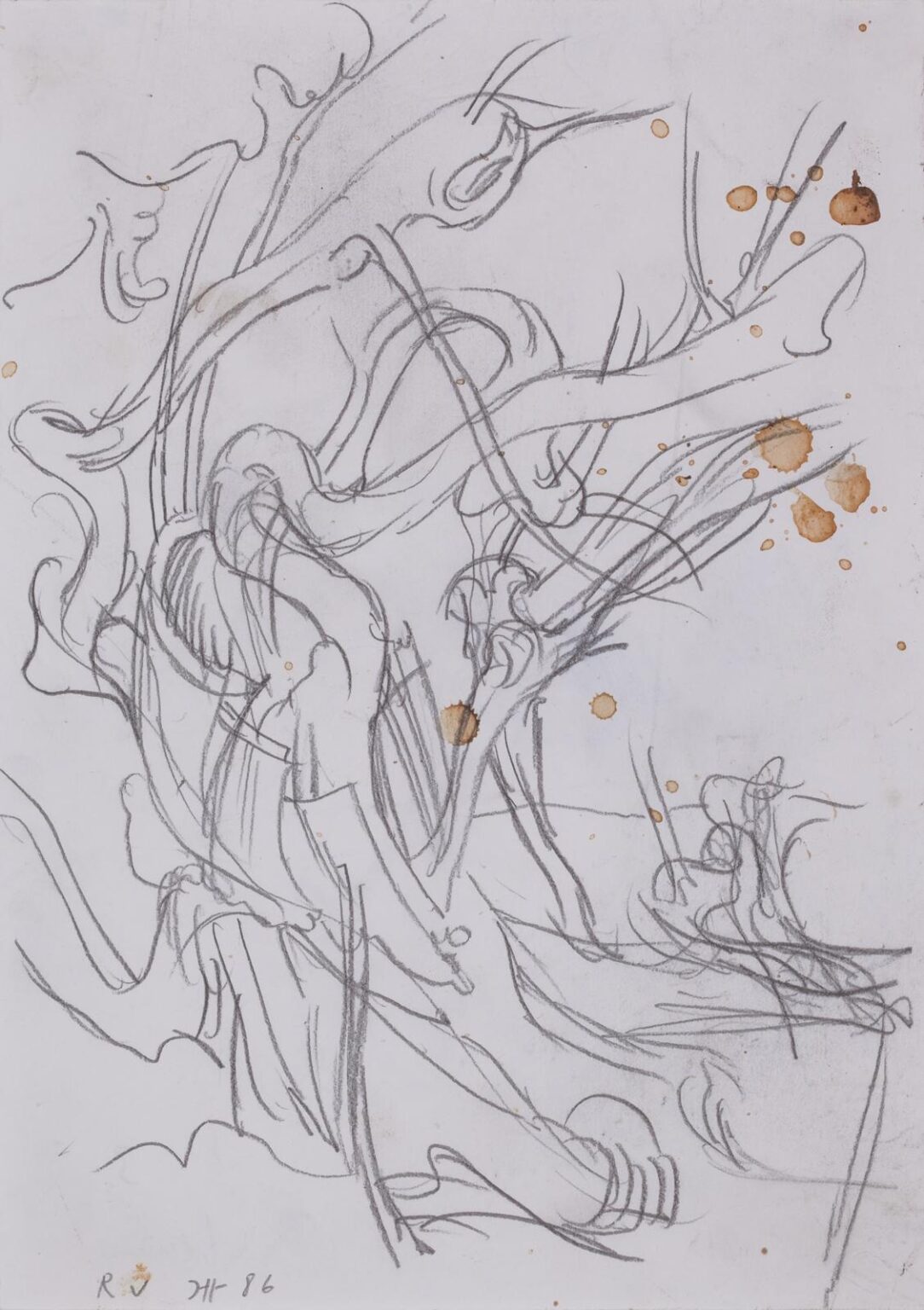 B&auml;ume - Horst Janssen 