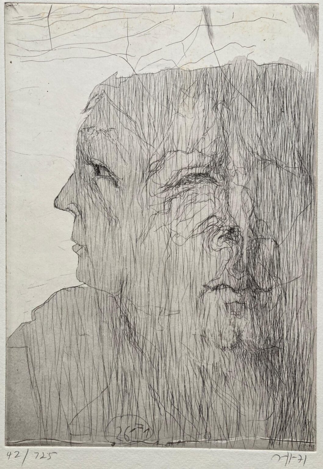 Zusammen / 26.1.71 - Horst Janssen 