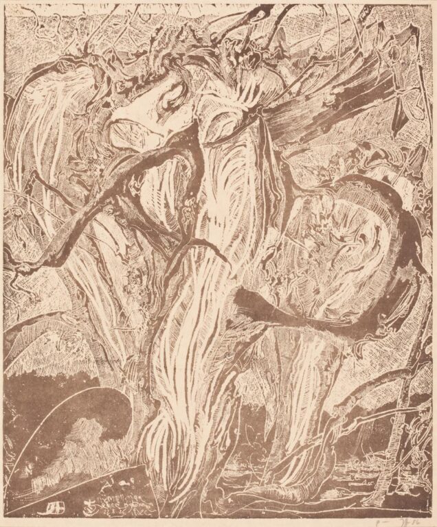 Annettchen – seine Bäume / 22.8.86 - Horst Janssen 