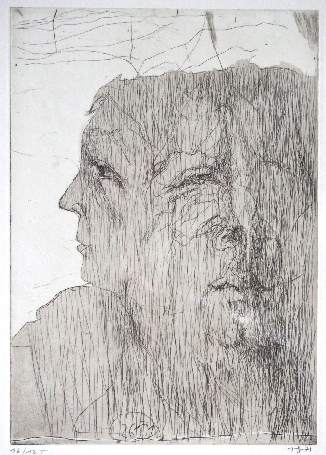 Zusammen / 26.1.71 - Horst Janssen 