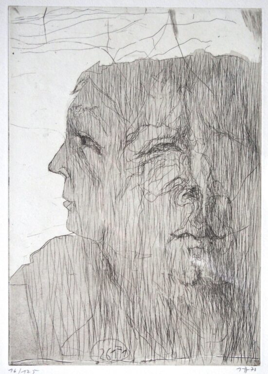 Zusammen / 26.1.71 - Horst Janssen 