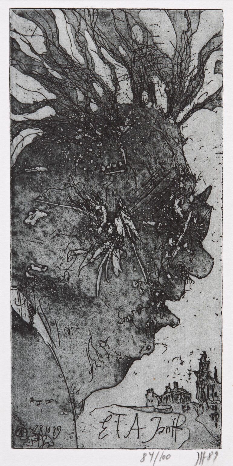 E T A Janssen / 28.10.89 - Horst Janssen 