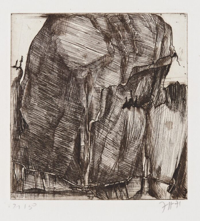 Kleiner Felsen - Horst Janssen 