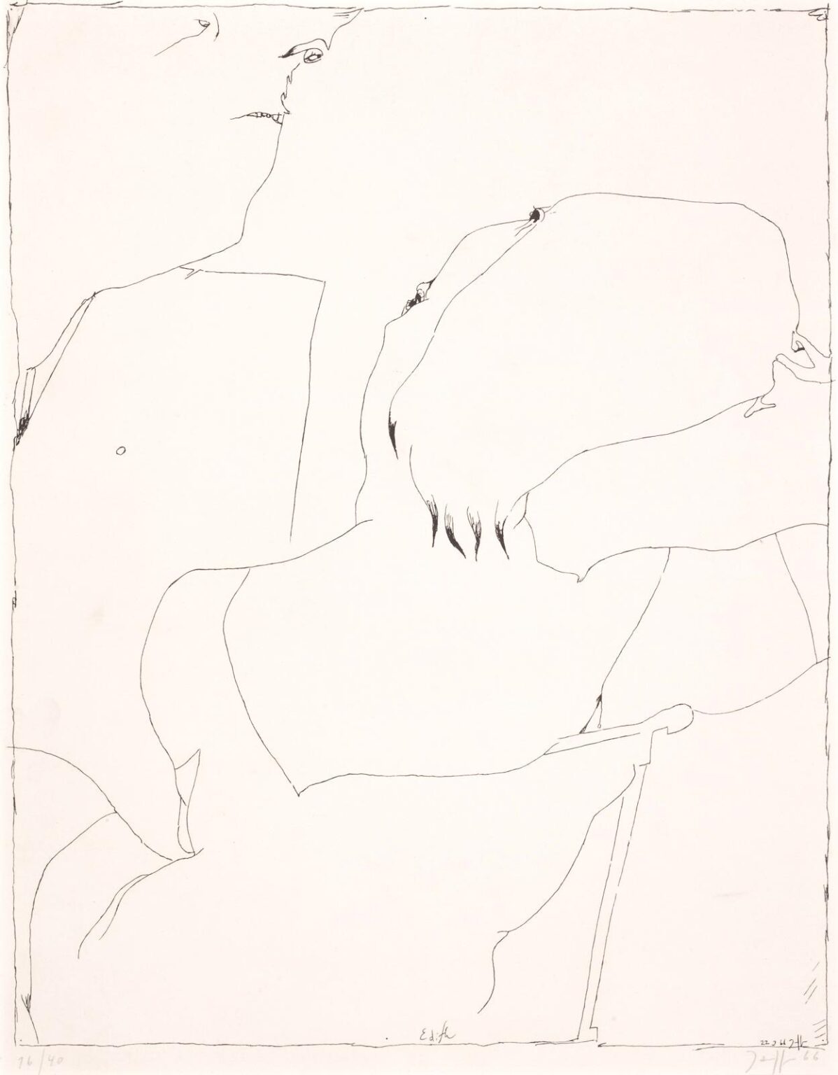 Edith / 22.3.66 - Horst Janssen 