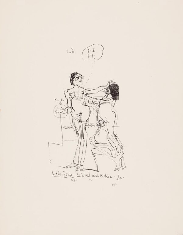 So liebt mich Oskar / 8.2.71 - Horst Janssen 