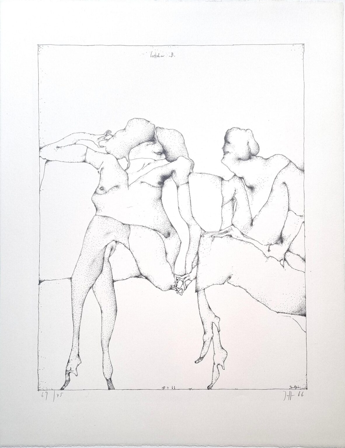 Lottchen B. / 13.7.66 - Horst Janssen 
