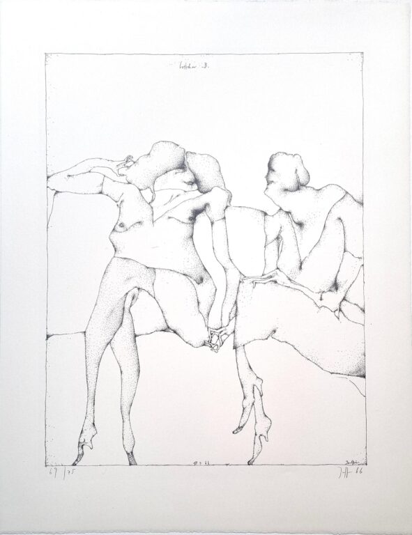Lottchen B. / 13.7.66 - Horst Janssen 