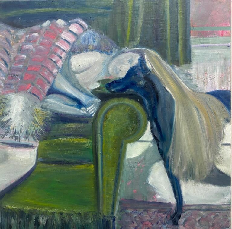 Grünes Sofa - Berit Mücke 