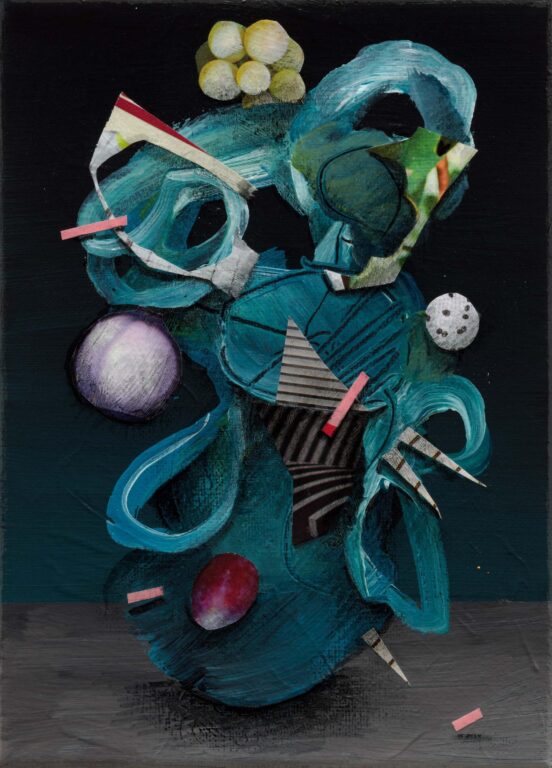 Stillleben mit Weintraube - Johanna Flammer 