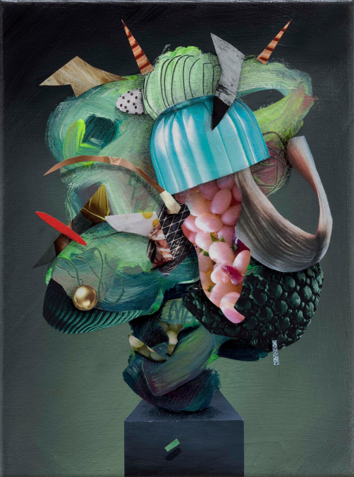 Stillleben mit Goldperle - Johanna Flammer 