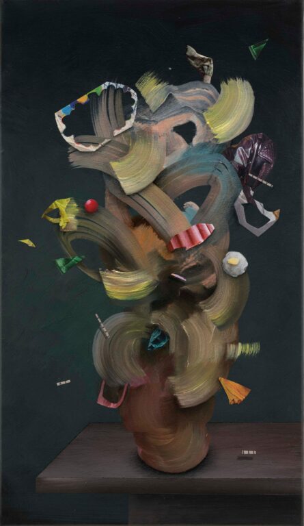 Stillleben mit roter Kugel - Johanna Flammer 