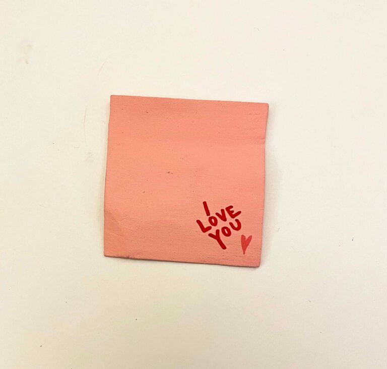 Post It rosa – I love you - Jessi Strixner 