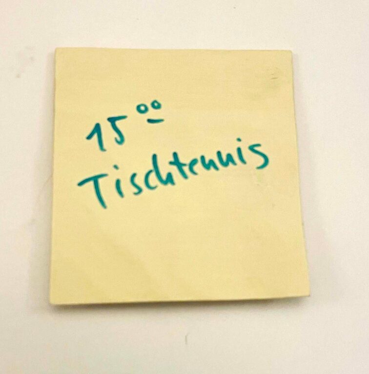 Post It Tischtennis - Jessi Strixner 