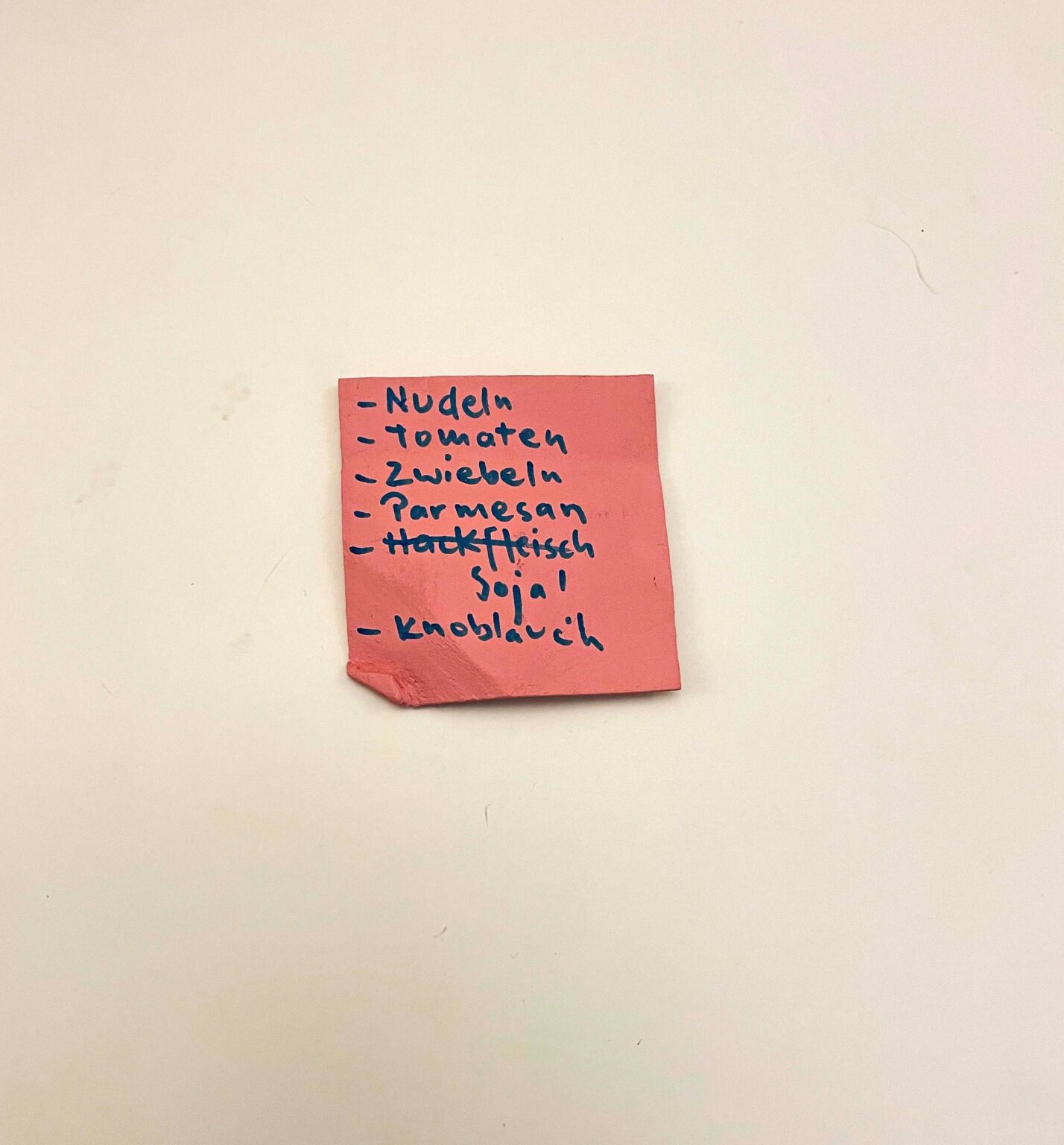 Post It rosa &ndash; Einkaufsliste - Jessi Strixner 