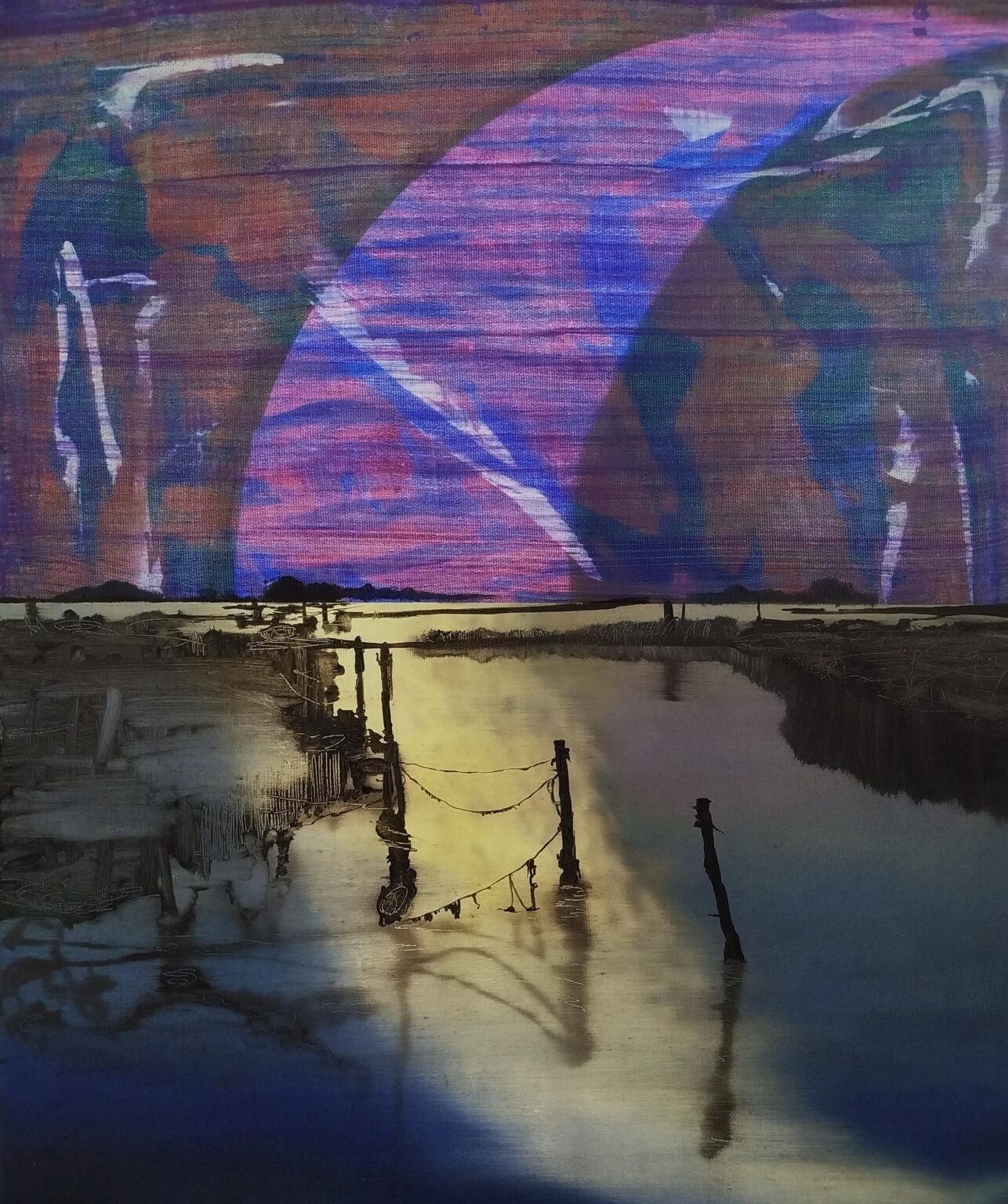 Abstraktes Mond - Paris Giachoustidis 