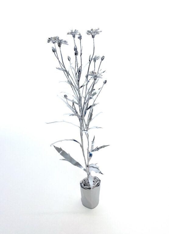The Aluminum Garden -Structural Studies of Plants-Bachelor’s button - Toshihiko Mitsuya 