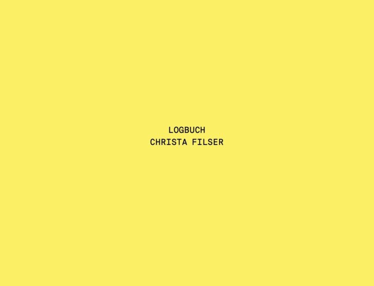 Logbuch. Christa Filser - Christa Filser 