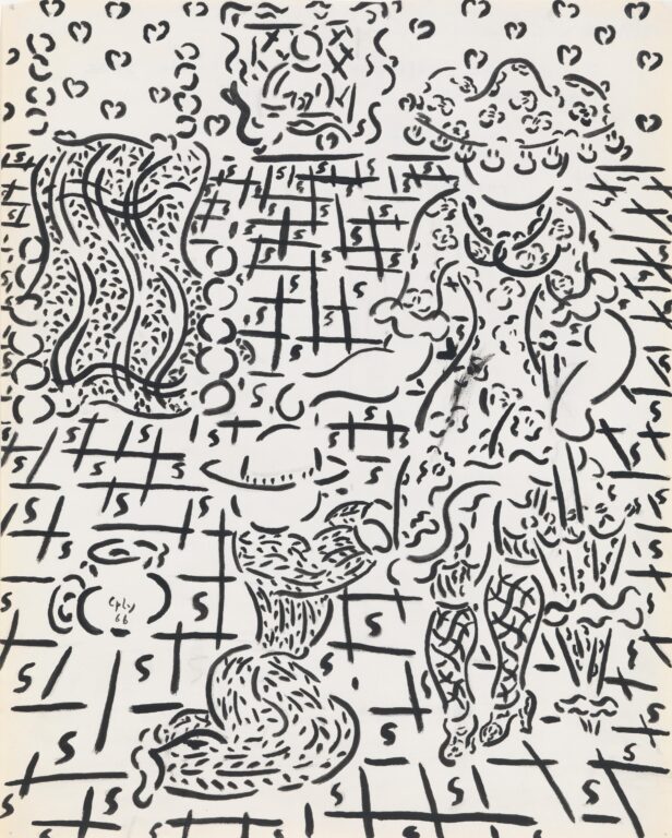 I Was All Caked in on a Dancehall Jade - William N. Copley Lea Gryze