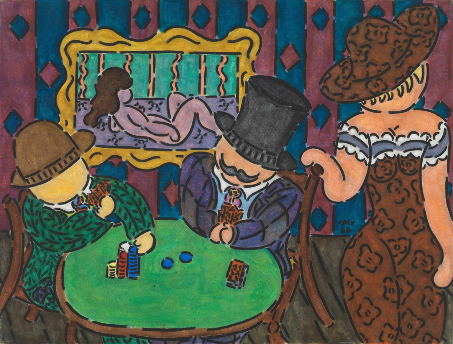 Natchez Nan watches Derringer Dan - William N. Copley Gunter Lepkowski