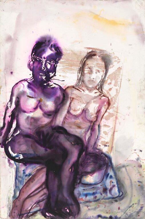 Die vordere Frau - Gustav Kluge Lea Gryze, Ekta-Hinweis: Tiff, Import: jpg, file size: medium (850 x 561 px)