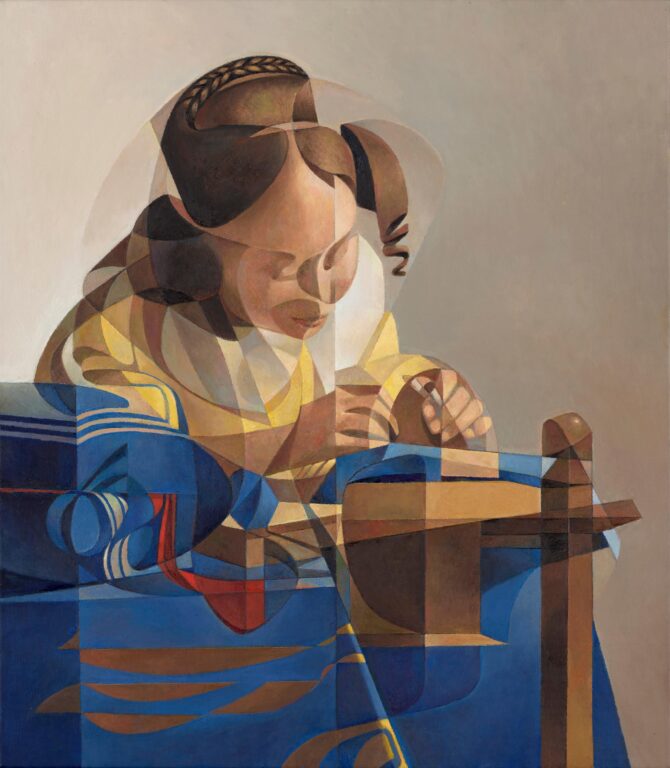 Die Spitzenklöpperin (Vermeer) - René Wirths Eric Tschernow