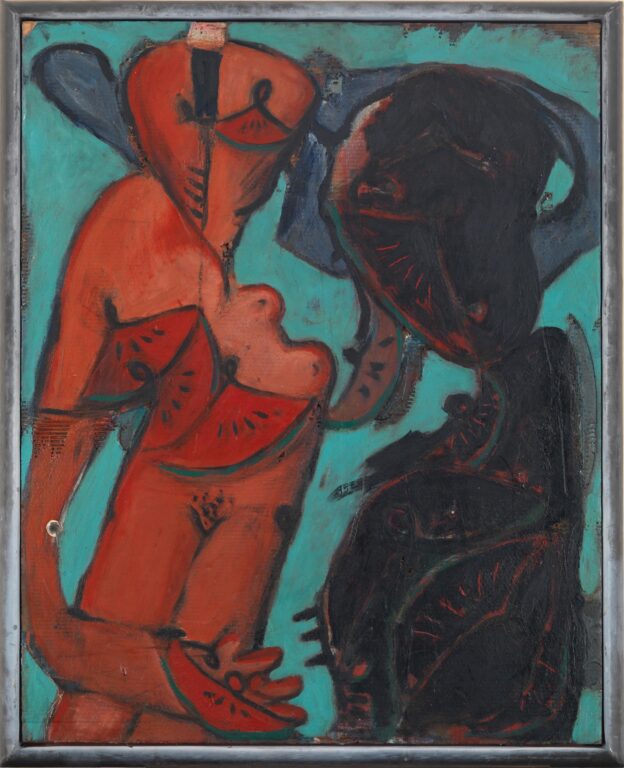 Melonen Mathematik IXX - Markus Lüpertz Lea Gryze