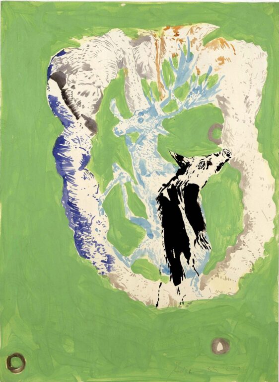 Blauer Hirsch - Hans Peter Adamski Import: JPG, file size: high resolution (2299 x 1682 px)