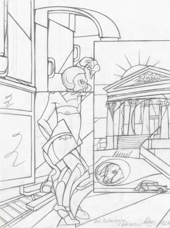 alte Nationalgalerie - Valerio Adami Import: jpg, file size: medium (850 x 635 px)