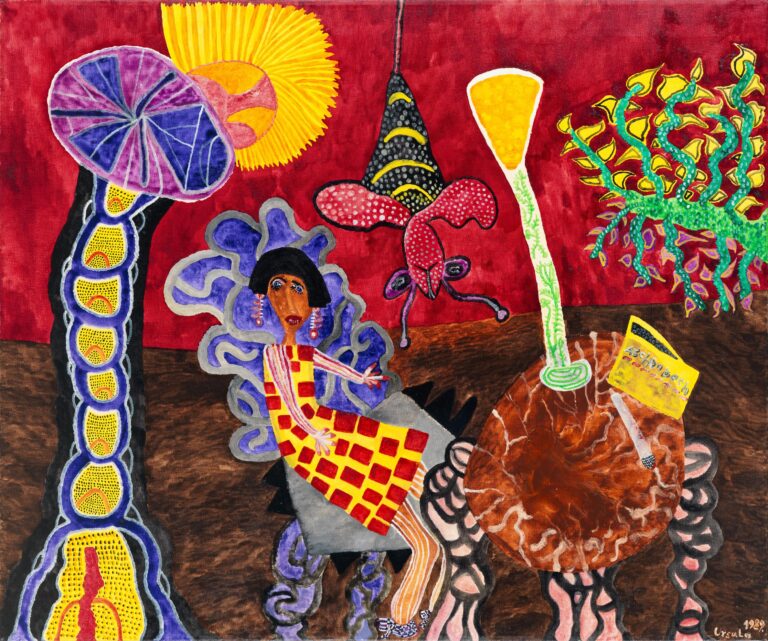 Im Café - Ursula (Schultze-Bluhm) Lea Gryze