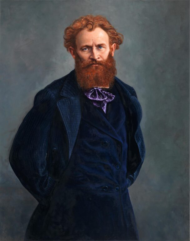 Portrait of Manet - David Nicholson Lea Gryze