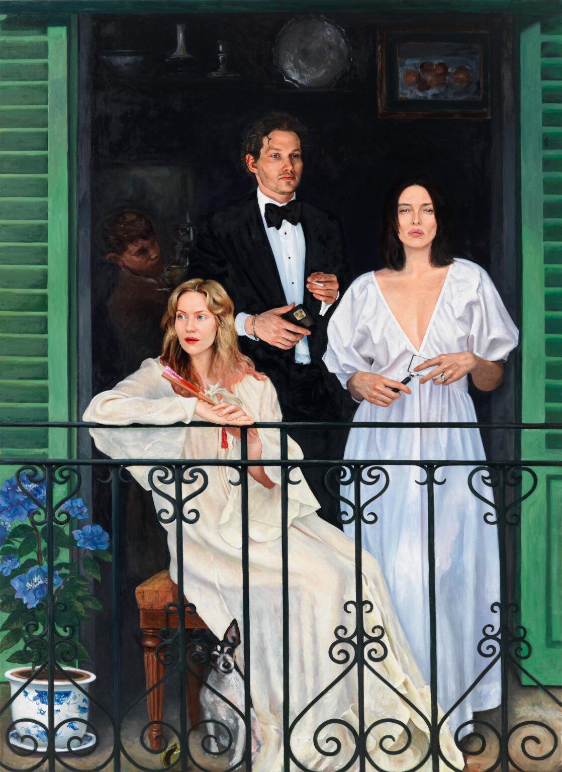 After Manet: The Balcony - David Nicholson Lea Gryze