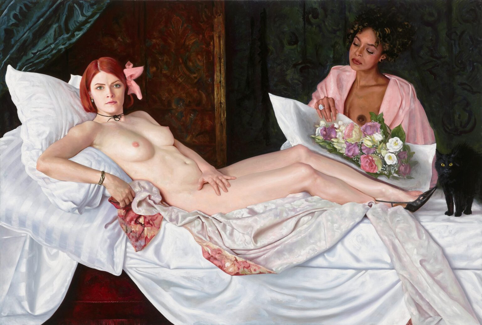 Olympia (after Manet) - David Nicholson J&ouml;rg von Bruchhausen