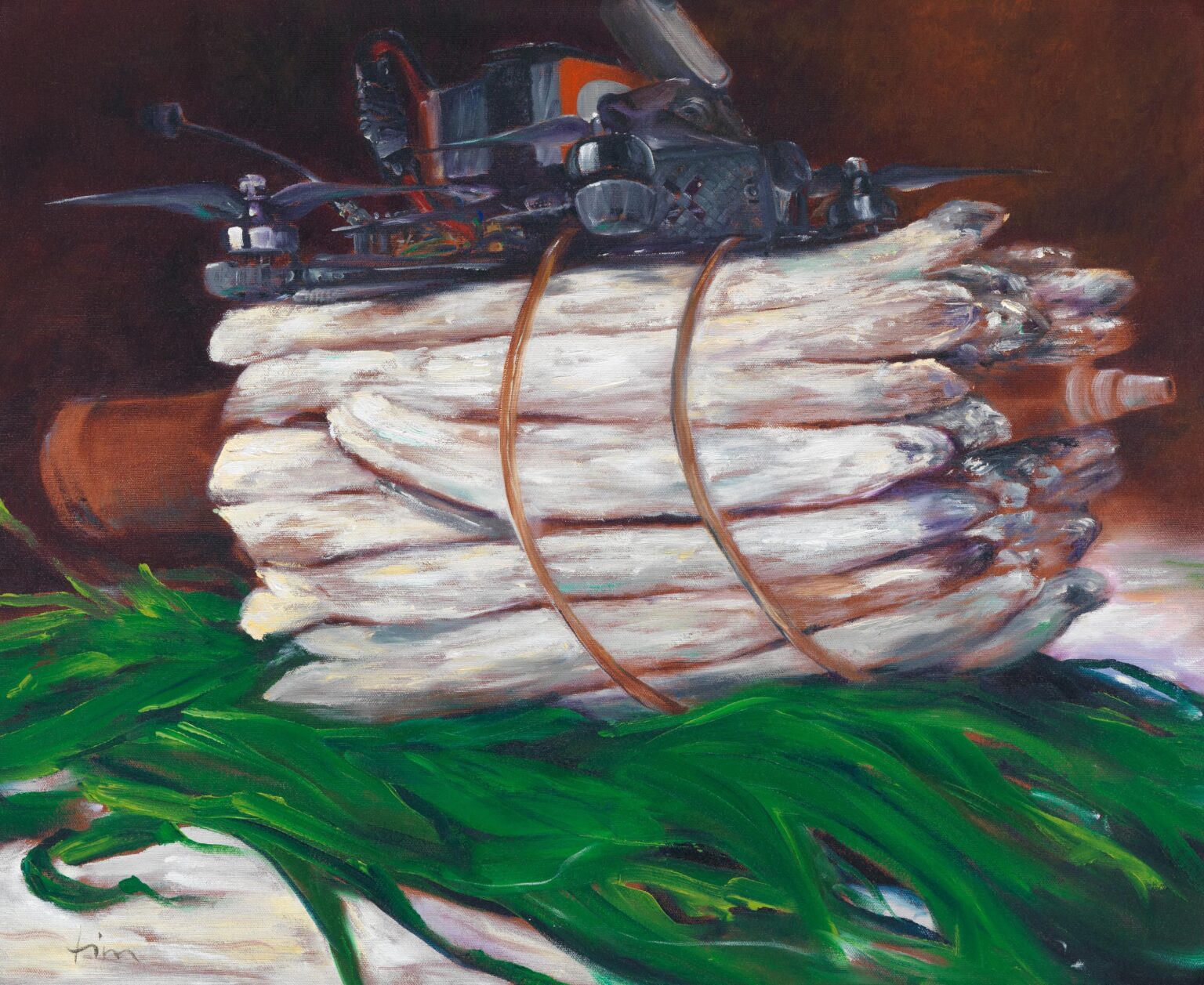 Spargel Bombe (Hommage &agrave; Manet) - Tim Ernst Lea Gryze