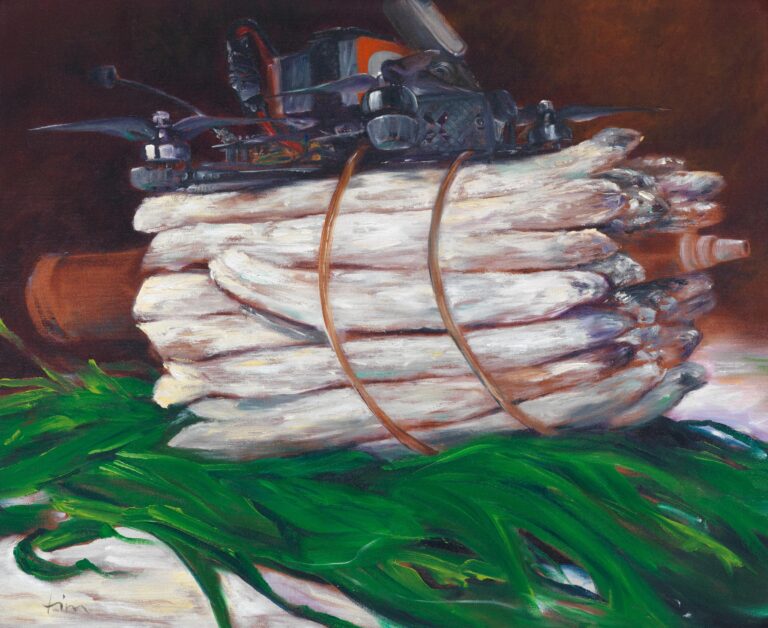 Spargel Bombe (Hommage à Manet) - Tim Ernst Lea Gryze