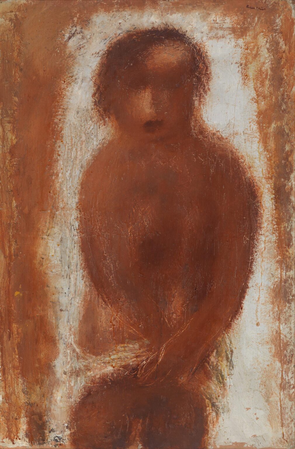 Nu retroussant sa chemise - Jean Fautrier Lea Gryze