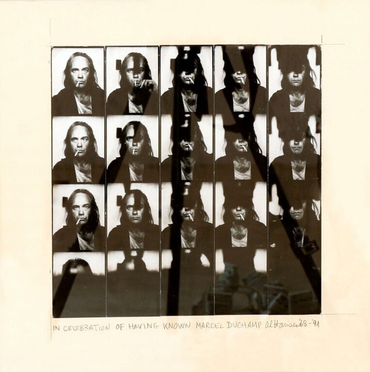 In celebration of having known Marcel Duchamps - Al Hansen 