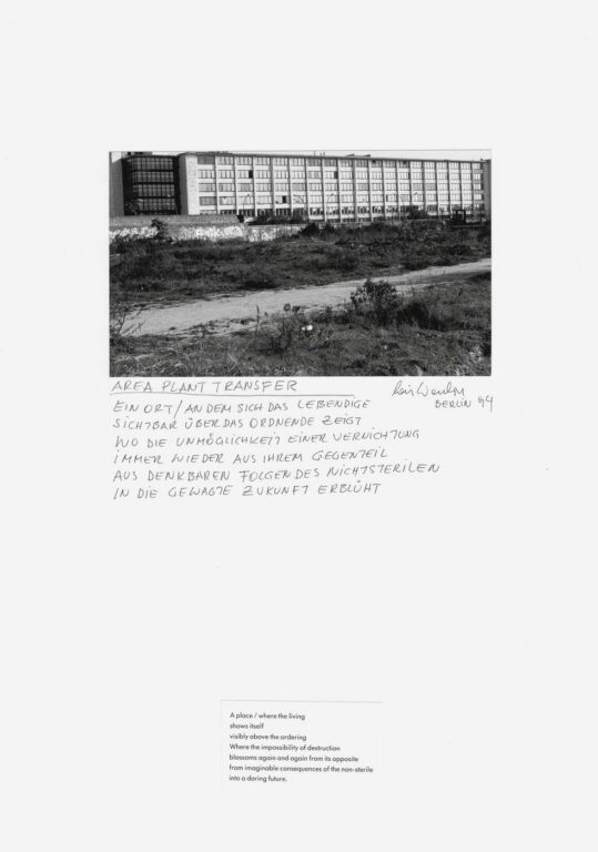 Berlin - Lois Weinberger 