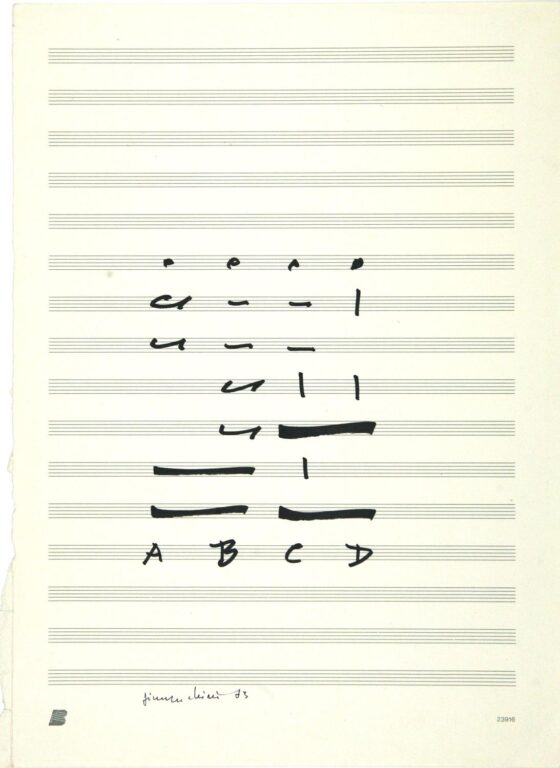 Ohne Titel - Giuseppe Chiari 