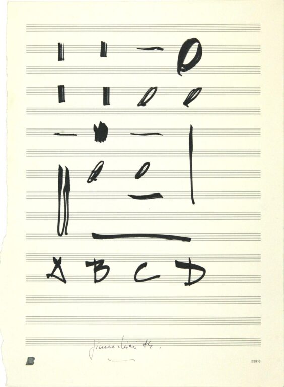 Ohne Titel - Giuseppe Chiari 
