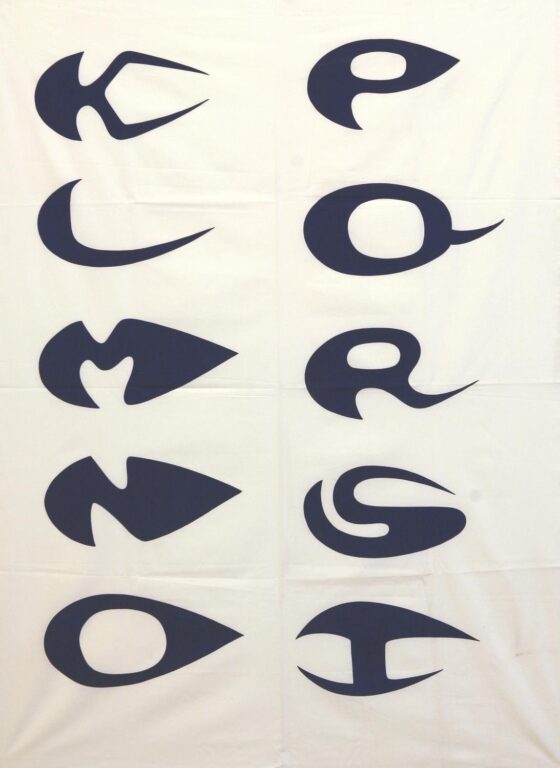 The Fluid dynamics of the Alphabet - George Brecht 
